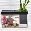 Aquarium Mini Fish Tank Ornamental Fish Table Box Landscape Creative Small Tropical Tank Table Fish Tank Organizer Storage