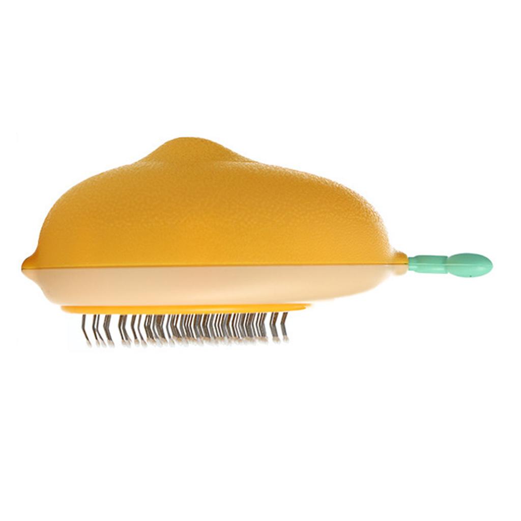 Pet Hair Comb Prevents Knots One Touch Cleaning Professional Cat Grooming Brush Cat Brush for Dogs