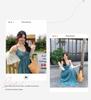 Women's Plus Size Summer A-Line V-Neck Suspender Dress, Chinese Style with Slim Waist and Tube Top Design
