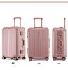 Ultralight 20-Inch Aluminum Frame Trolley Suitcase with Universal Wheels for Travel
