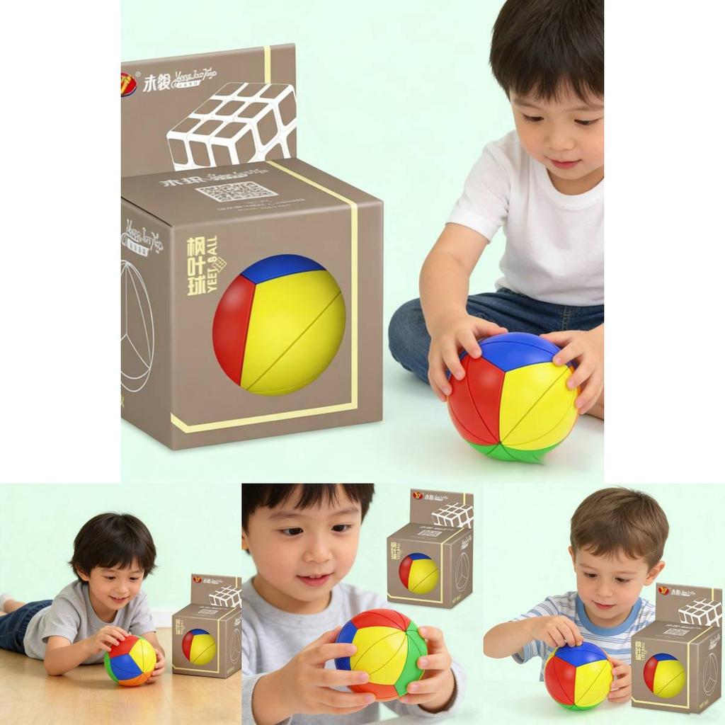 Creative Maple Leaf Sphere Puzzle Toy For Kids Educational Brain Teaser