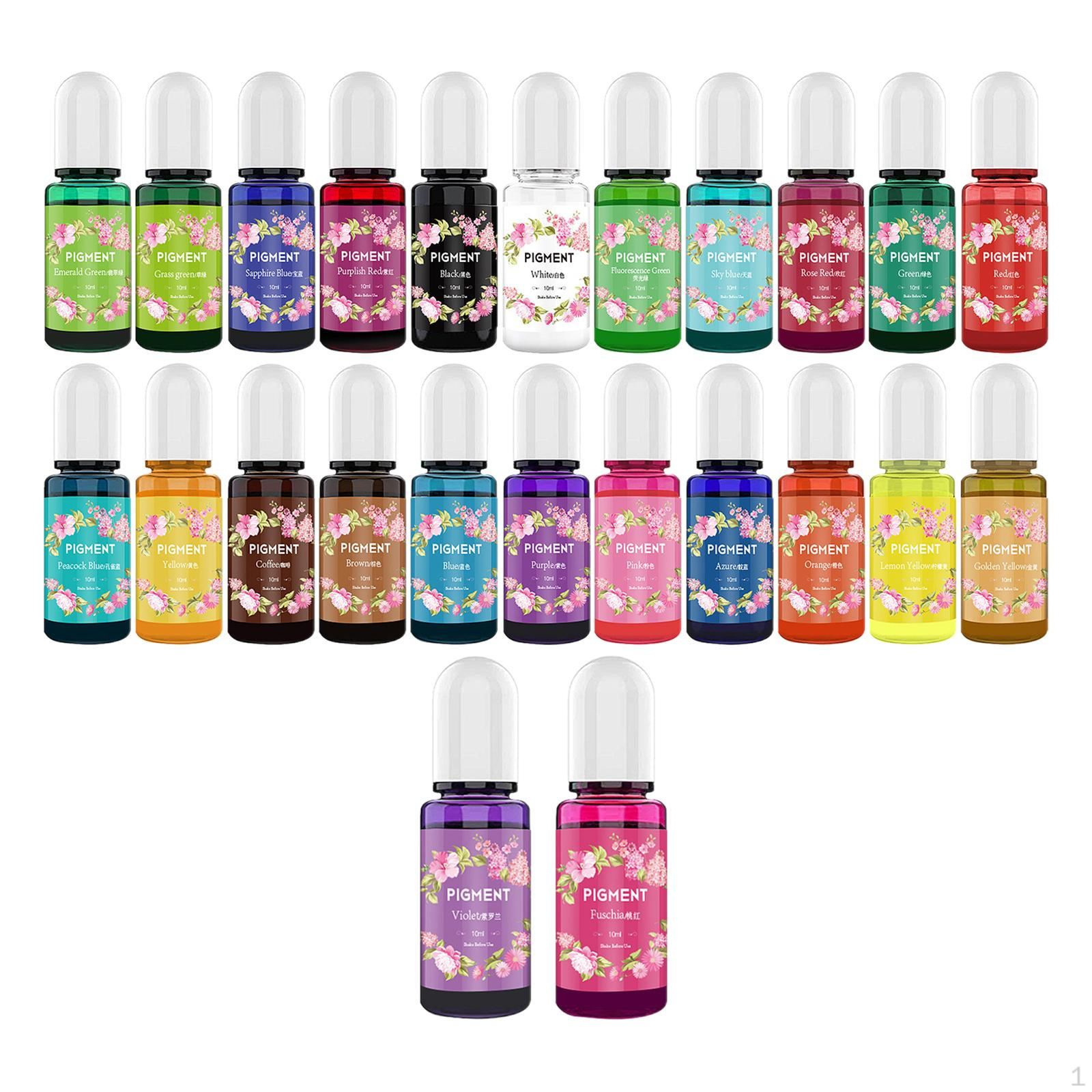 

Пигмент эпоксидной смолы, высококонцентрированная краска, 10 мл, каждый прочный жидкий краситель для