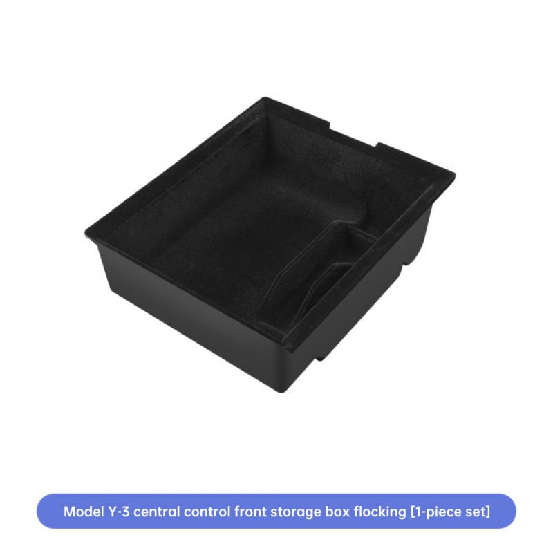Central Control Storage Box Portable Universal Double-layer Space Flocking Lining Car Interior Armrest Box Storage Inner Box