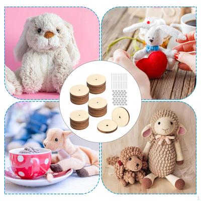 20 Pcs Doll Joints, Movable And Rotatable Disc Joints with Cotter Pins, Making Accessories for