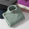 Women's Double-Sided Fleece Jacket with Stand-Up Collar - Thickened, Fleece-Lined Autumn/Winter Outdoor Cardigan & Windbreaker