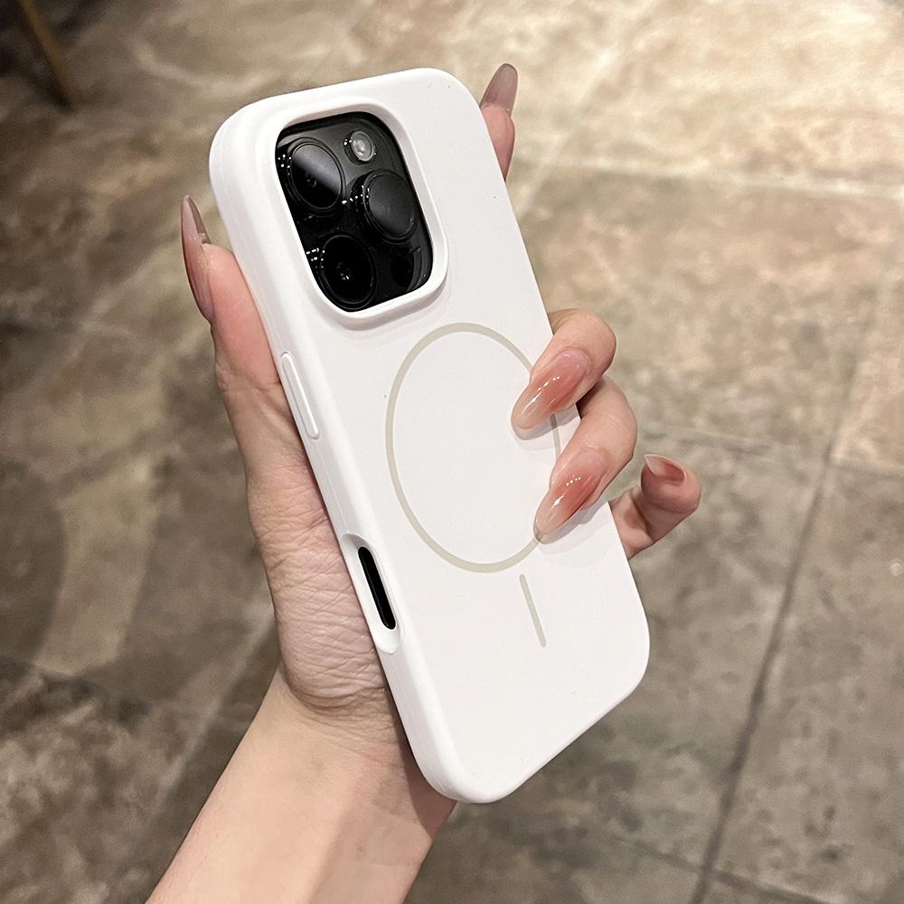 For Magsafe Original Liquid Silicone Phone Case For iPhone 15 16 Pro Max 16E 14 Plus 13 12 11 Magnet Wireless Charge Back Cover