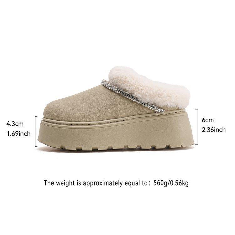 

Women s Large Size Winter Warm Snow Boots Padded Lining Waterproof Ankle Boots Anti Slip Outdoor Shoes Hiking Mountaineering Sports Boots 36