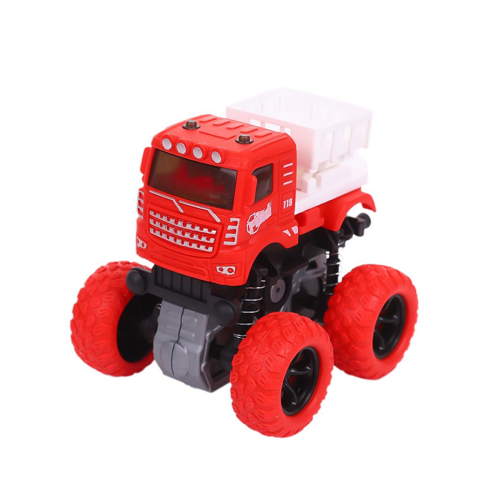 Douyin Kids' 4WD Double-Sided Graffiti Stunt Car - Off-Road, Inertia-Powered, Drop-Resistant, Ideal Gift for Boys