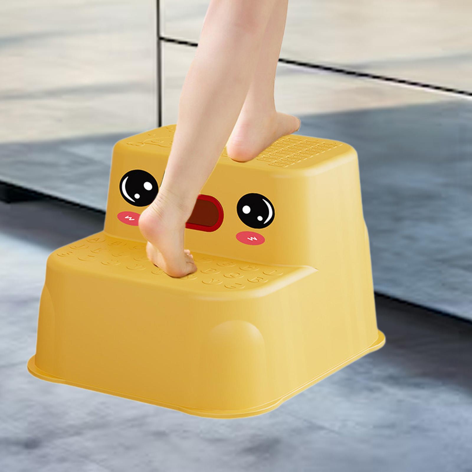 

Foot Stool Children Step Stool Non Slip Stable Portable Bebe жёлтый