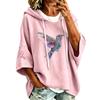 Women's Casual Hoodie with Hood and Graphic Print Loose Fit Pullover