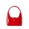 Nouveau design de niche mini sac à main en cuir haut de gamme luxe léger cuir de vache argenté épaule aisselle femme