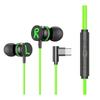 Type-C Elbow Noise-Cancelling Magnetic Earphones with Comfortable Long-Wear Design, Wired In-Ear Gaming Earbuds Y7