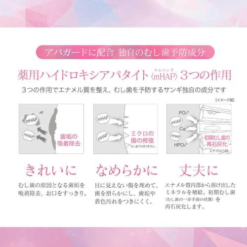 Apagard Serena 105g (3-pack) [Bulk Purchase] Whitening Stain Care with Medicated Hydroxyapatite