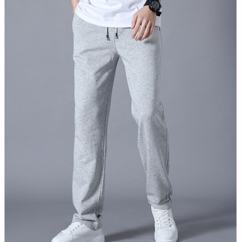 Buy 2021 Men's Casual Pants Solid Color 