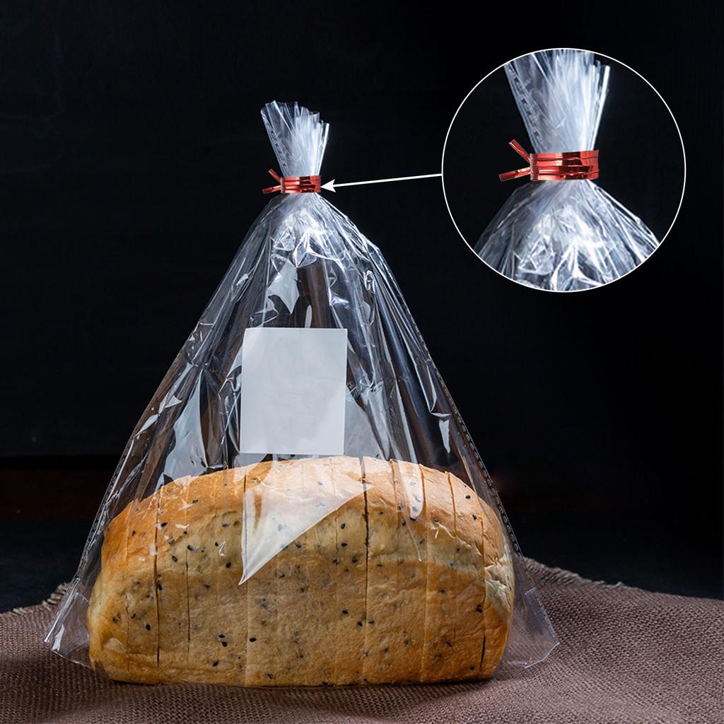300pcs 100mm Kraft Paper Twist Ties Bread Candy Treat Bag Twist Ties for Wedding Party Wrapping Gift Bags