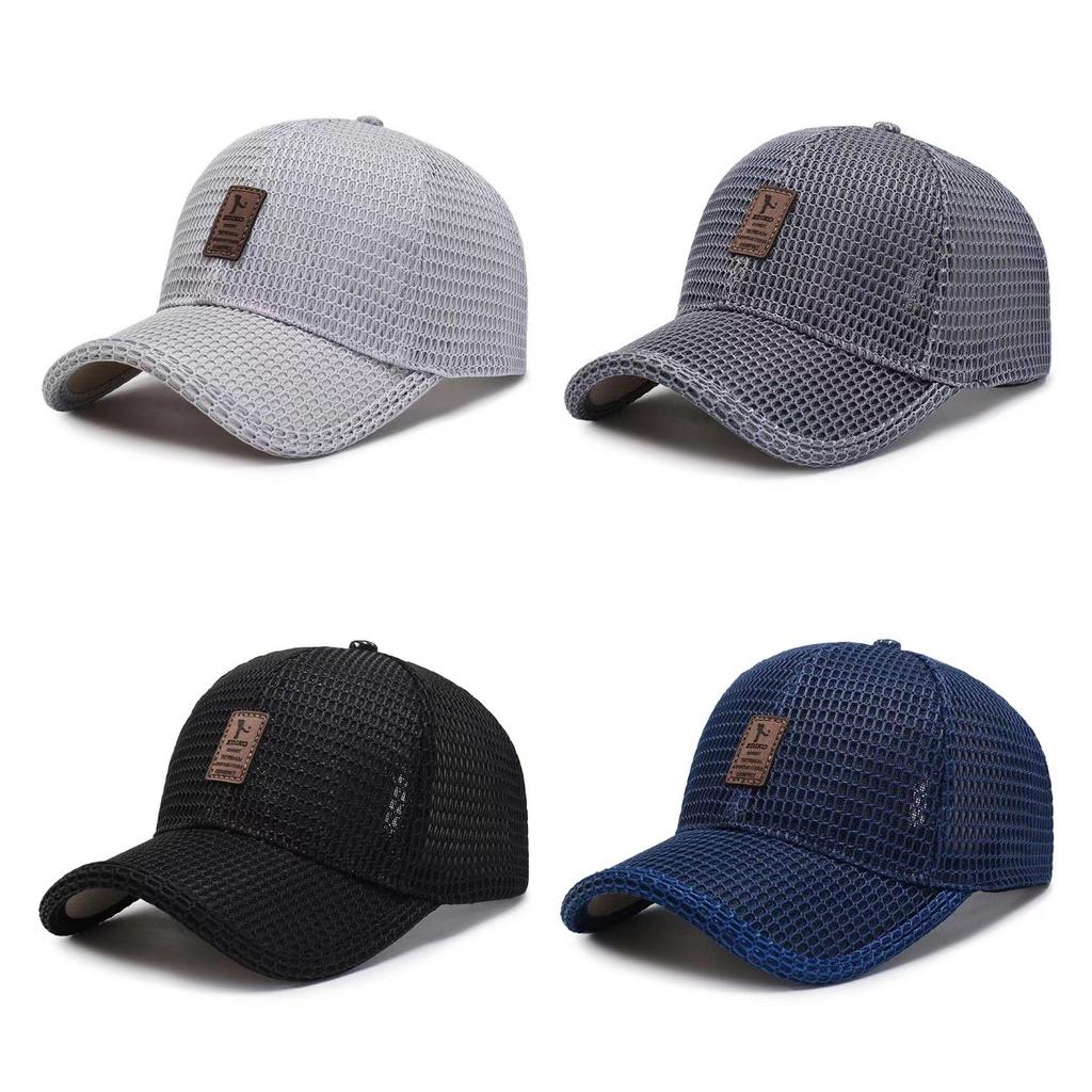 Baseball Mesh Breathable Sun Hat Sunscreen  Sporty Fashionable Outdoor Versatile