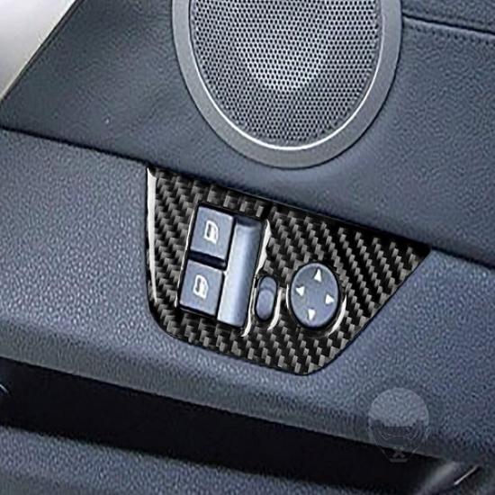 2Pcs Carbon Fiber Interior Front Window Console Cover For BMW Z4 E85 2003-2008