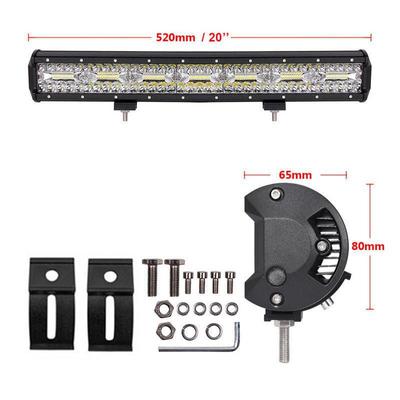Faro da tetto LED fuoristrada a tre occhi a tre file 420W