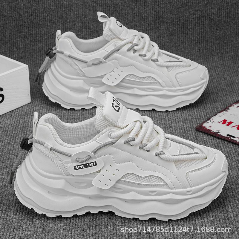 Spring and Autumn New Classic Men's Shoes Youth Street Dance Versatile Casual Shoes Thick soled Anti slip Running Shoes sneakers
