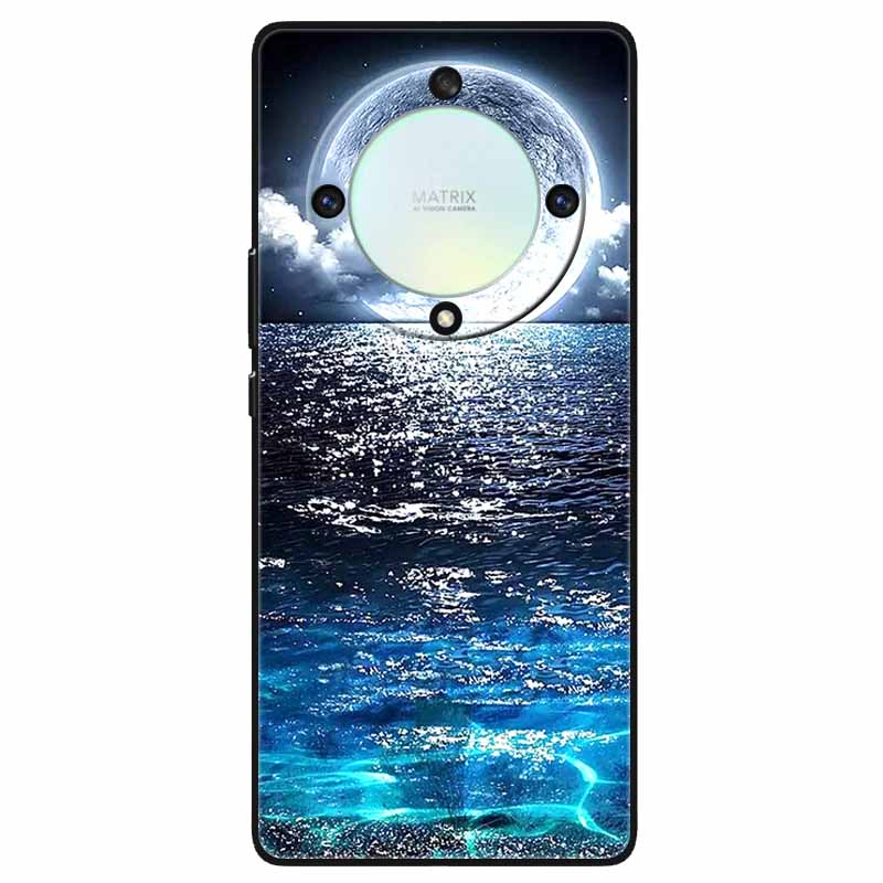 

For Honor X9c Smart Case Black Silicone Soft TPU Phone Cases for Honor X9C Smart 5G Protection Back Cover X 9C Smart X9cSmart Ba Honor X9c Smart