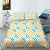 Abstract Geometric Pattern Digital Printing Quilt Cover Pillowcase Two Three Piece Set Polyester