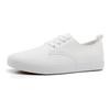 Spring and Autumn Casual Little White Shoes Men's Flat-soled Small Board Shoes Size 45 Blue Go to work Driving off
