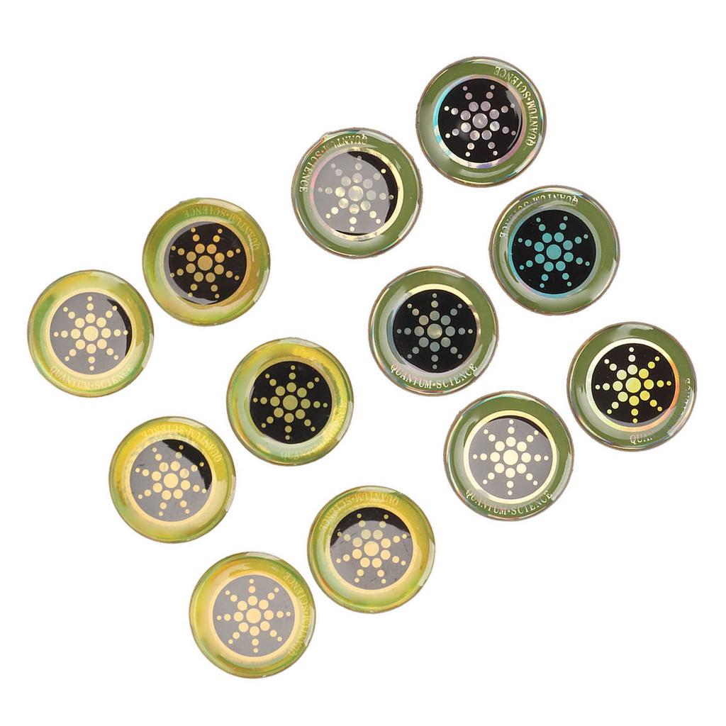 6pcs Cell Phone Stickers Self Adhesive Radiation Protection Stickers for Computers Phones 5G