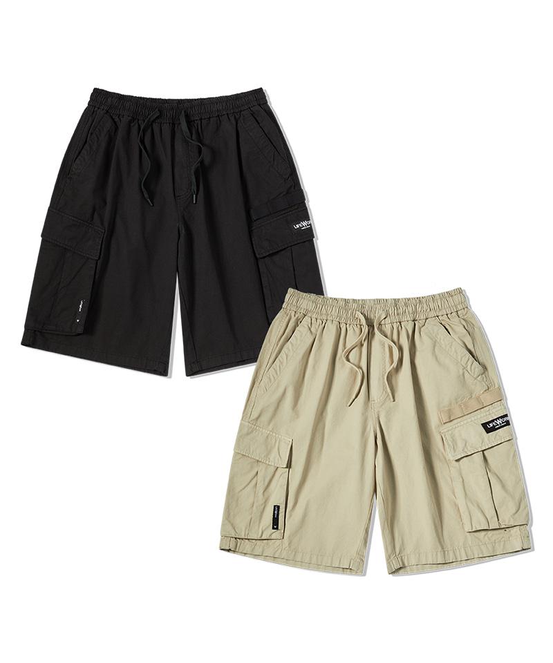 LIFEWORK Garment Cargo Half Pants