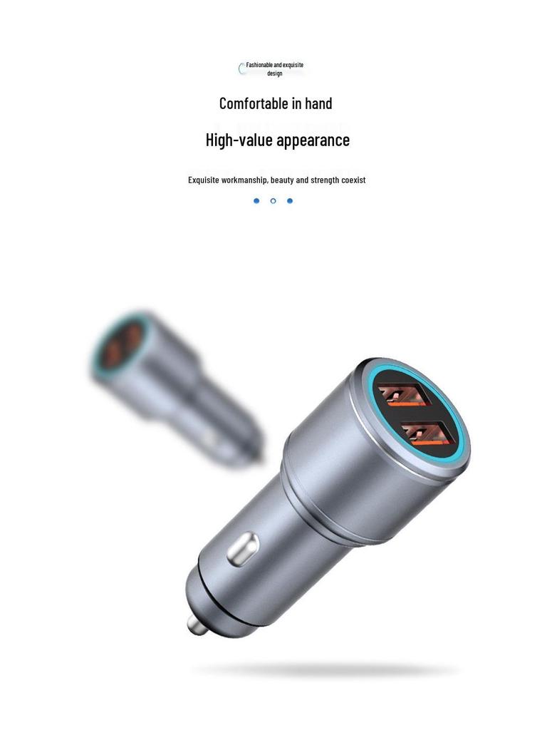 Huawei QC3.0 36W Dual Port Aluminum Car Charger