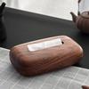 Rectangular Walnut Tissue Box Smooth-surfaced Tissue Paper Holder Tissue Dispenser  Living Room