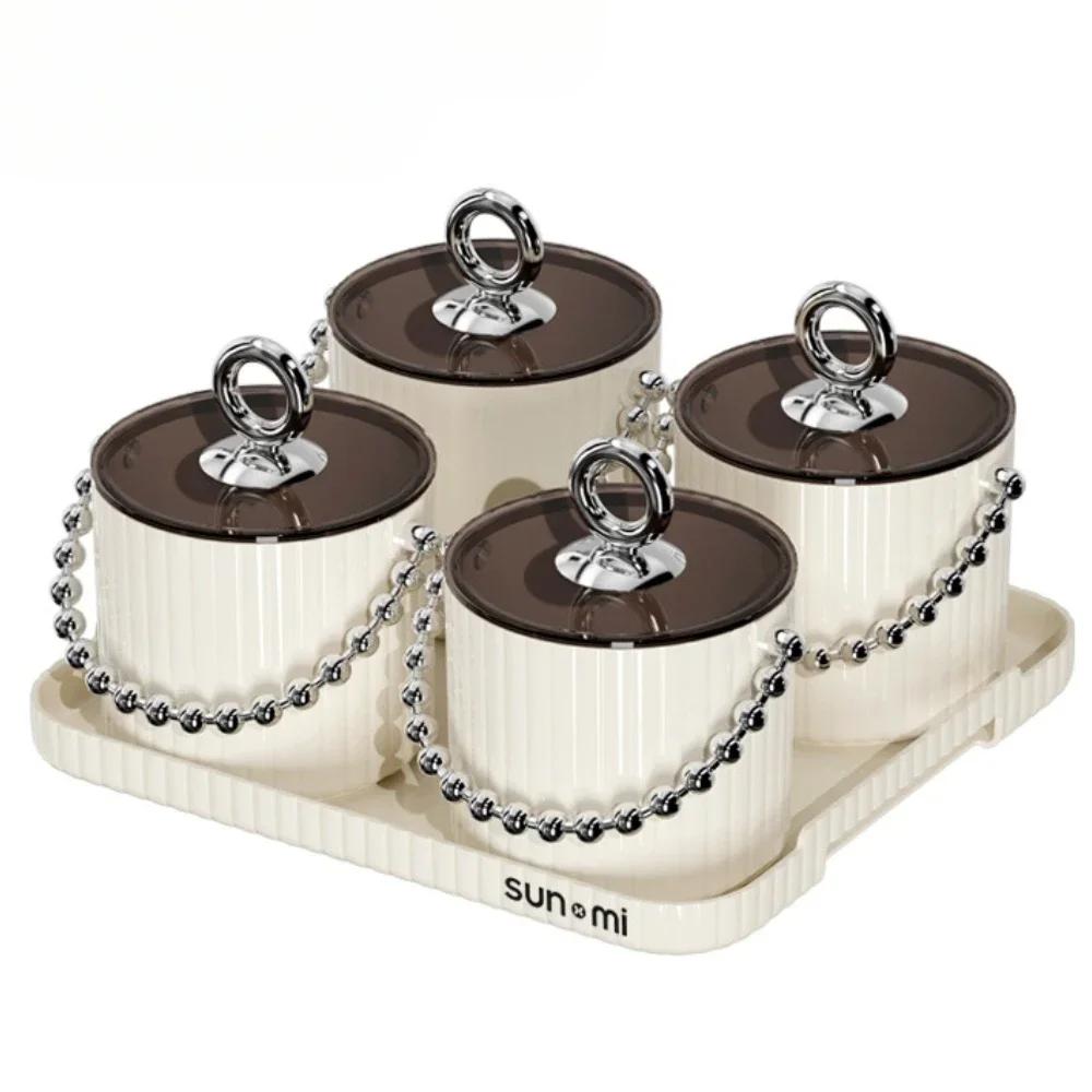 Candy Plate Set Tray Home Living Room Snack Storage Box Creative Decoration Wedding Candy Box Light Luxury Nordic Fruit Box