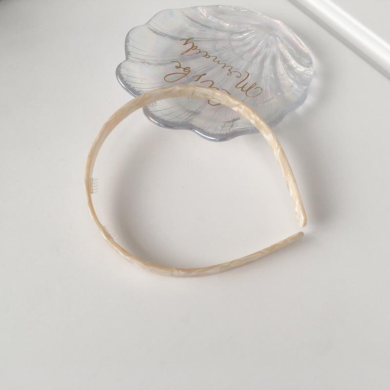 Neuer Acetatplatten-Kopfschmuck Temperament Einfache Haaraccessoires Mädchen Stirnband Schildpatt Klein Frisch Weiblich Stirnband Erwachsene