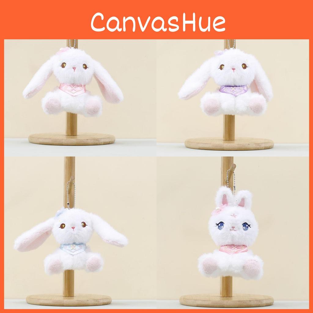 Rabbit Plush Soft Toy With Pp Cotton Filling For Decor And Gifts Doll Keychain