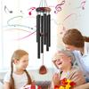 Aluminum Aluminum Wind Chimes 26/32/37 Inch Wind Bell New Metal Tubes Windchime  Garden