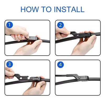 3PCS For Peugeot 3008 MK2 2017-2025 28"+16"+12" Front Rear Wiper Blades Windshield Windscreen Window Cutter Accessories 2025