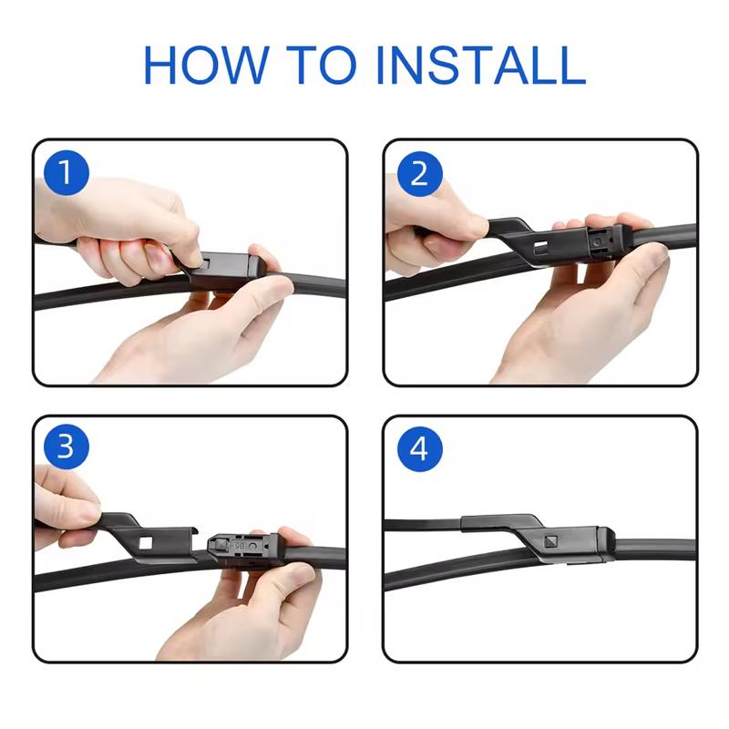 For Ford Fiesta MK6 2008-2016 26"+15"+12" Front Rear Wiper Blades Windshield Windscreen Window Cutter Accessories 2014 2015 2016