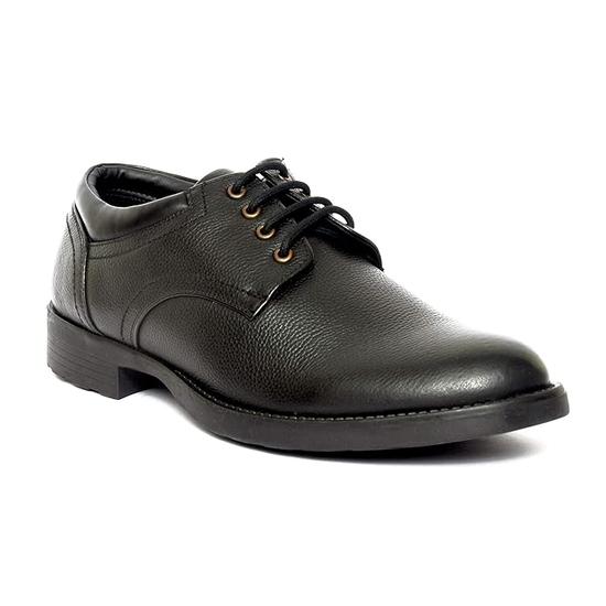 Liberty Healers GAS-C17 Men’s Formal Derby Shoes - Black, Brown - Synthetic Leather Lace-Up with Cushioned Footbed