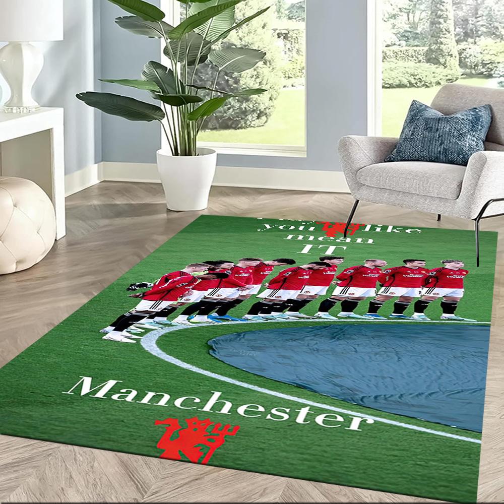 Manchester Floor Rug Office Rug Design For Game Room Balcony Living Rooms Hallway Antislip Rug Office Home Decor Perfect Birthdaychristmas Gift Idea