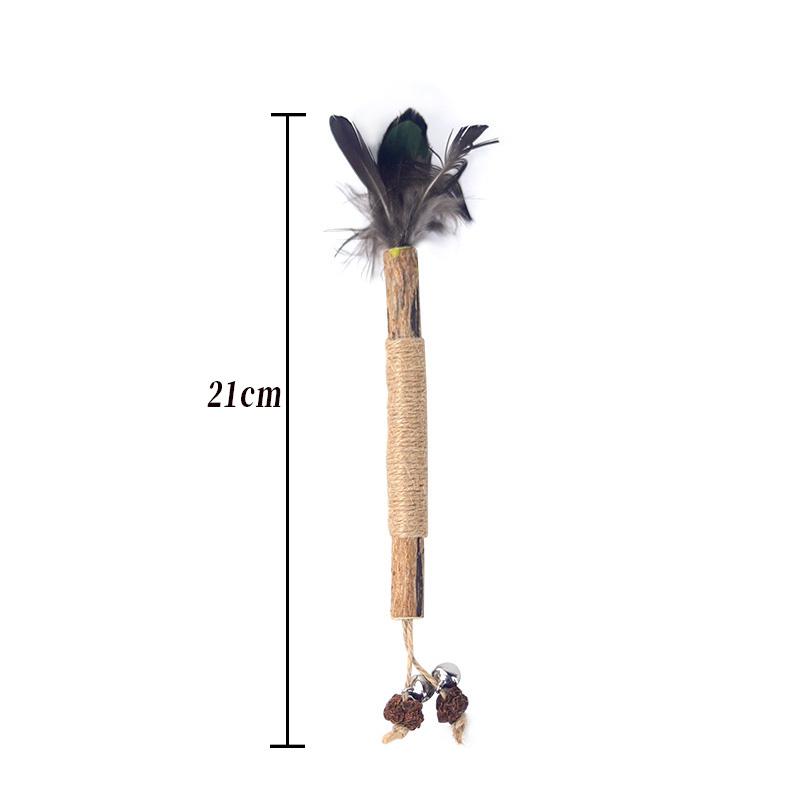 Cat Toys Silvervine Chew Stick Polygonum Kitty Raffia Grass Pet Supplies Cleaning Teeth Stick Pet Bite Hemp Rope Cat Toy