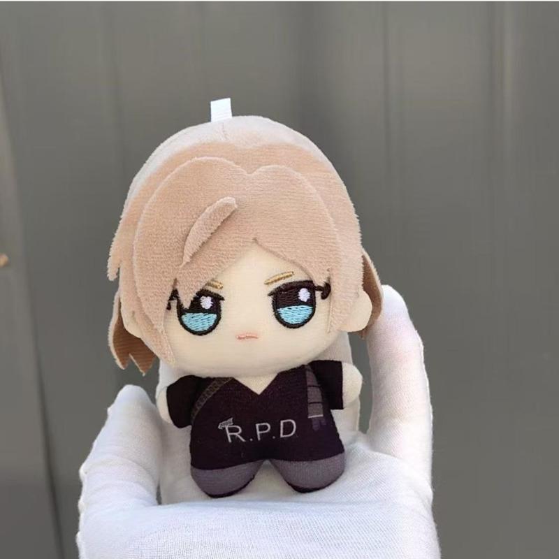 Nová Anime Leon Scott Kennedy Plyšová Panenka Přívěsek Hračka 10cm Kreslená Roztomilá Měkká Leon S. Kennedy plyšová panenka přívěsek hračka pro dítě dárek