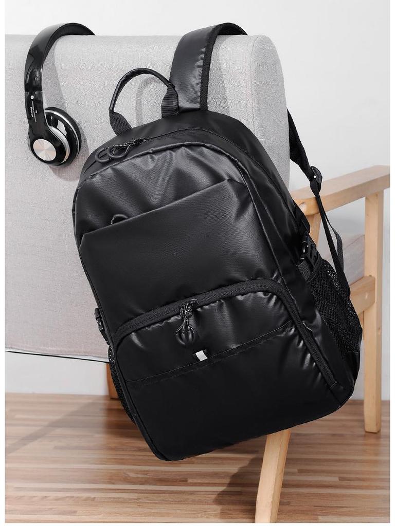 Men's Large Capacity Autumn 2025 Trend Backpack - Fashionable Sports Shoulder Bag for Students