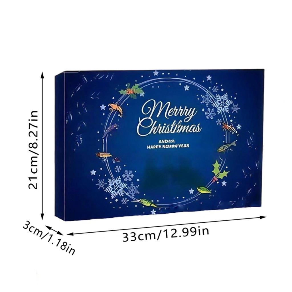 Advent Calendar Fishing Christmas Countdown,fishing Advent Calendar Christmas,24 Days Fishing Set Fishing Advent Calendar Gifts