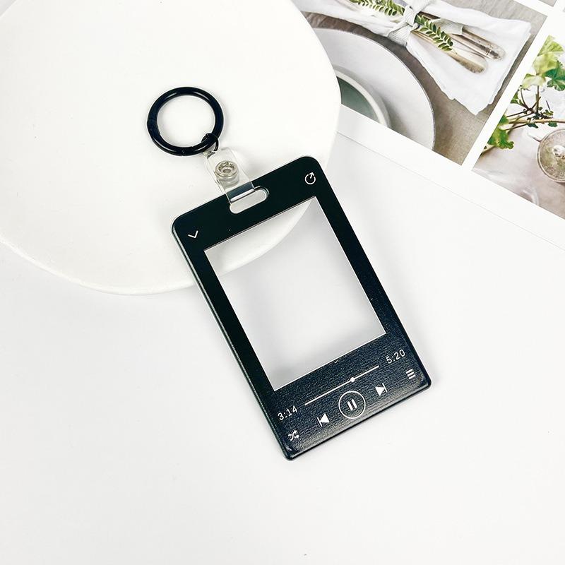 

Канцелярские товары Защитник для ID-карты для питания в кампусе и рабочего ID для организации игрового оборудования Студенческий держатель для карт для автобусной карты 1pcs чёрный