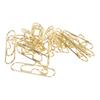 40pcs Carbon Steel Pen Clips Golden Pen Holder Clips Small Portable Pen Clips for Stationery Office