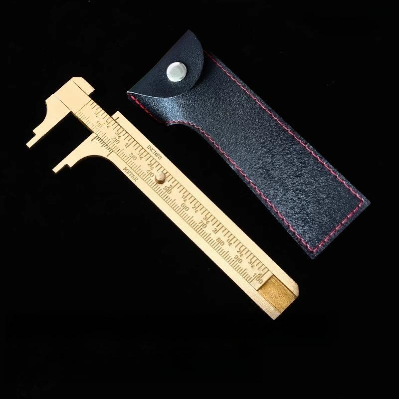 Industrial Grade High-precision Pure Copper Digital Vernier Measurement Mini Household Oil Standard Walnut Copper Caliper