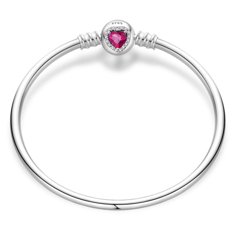 Brățări din Argint 925 de 17-20CM Pentru Femei Stea Lună Fluture Gheară de Pisică Lotus Coroană Aurie Brățări Potrivite pentru Charme DIY Pandantive Bijuterii