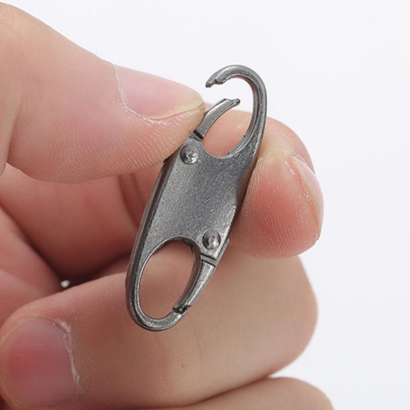 2Pcs Zipper Clip Theft Deterrent Double Opening Zippers Pull Replacement Detachable Zipper Connectors Zipper Lock Carabiner Clip