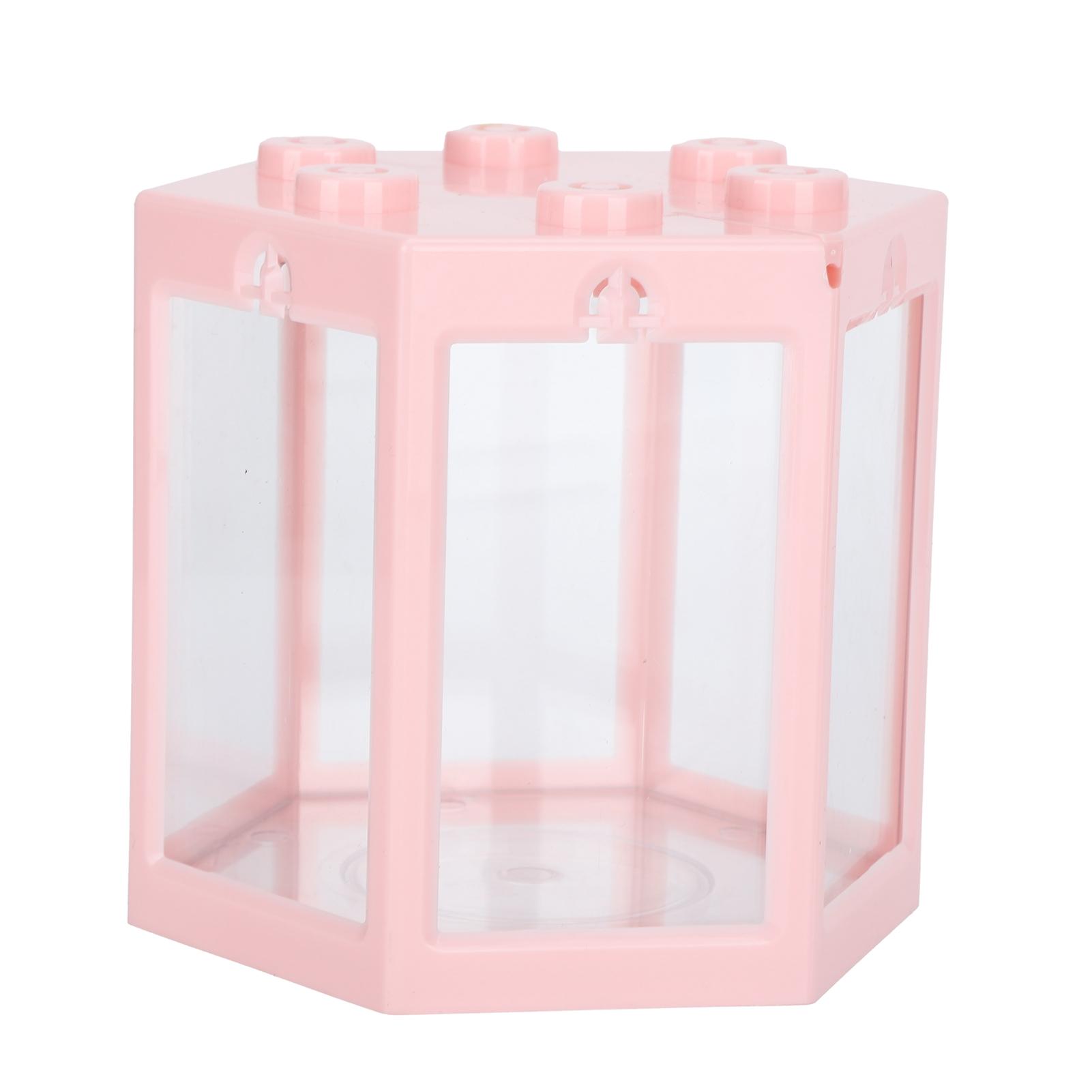 

Small Hex Shape Fish Desktop Plastic Fish Aquarium Decoration for CelsiusHome