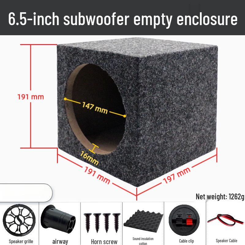 DIY-Lautsprecherbox 5/6,5/8 Zoll - Passiver Subwoofer für Heim- und Profi-Einsatz