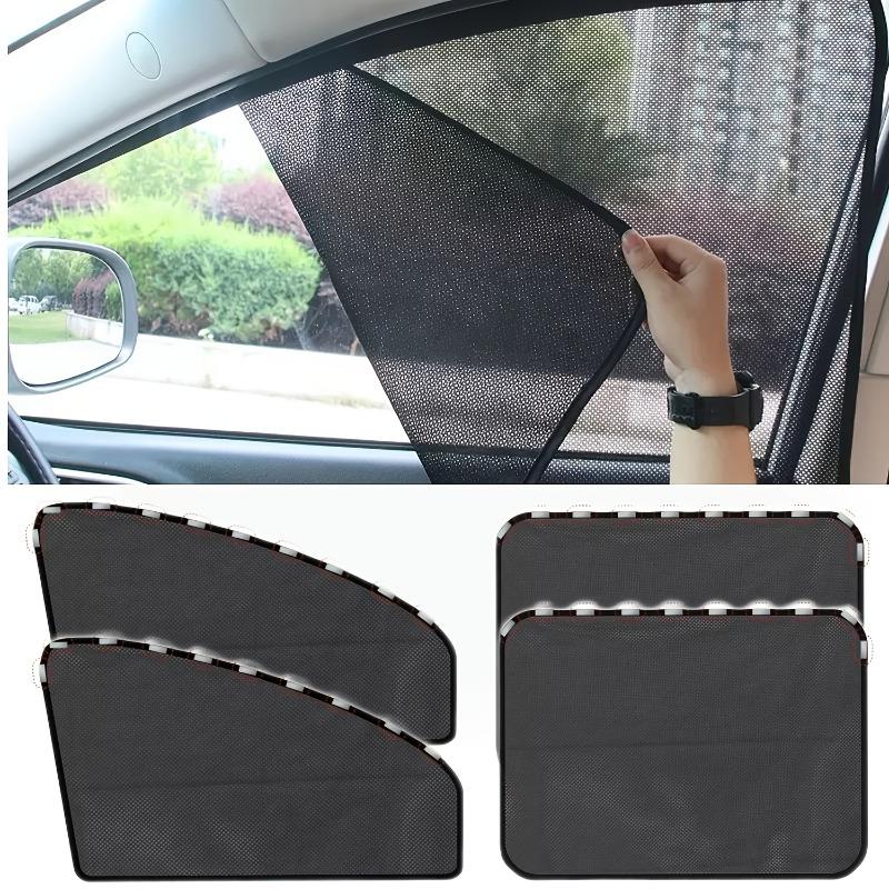 4Pcs Magnetic Car Window Sunshades UV Protection Privacy Screen Curtain Protectors Universal for Most Cars SUVs Trucks Easy Install